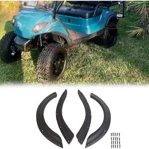 Fender Flares Compatible with Yamaha Driver G29 Golf Cart Accessories Front & Rear Set of 4