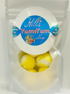 Giant Lemon Freeze Freeze-Dried Candy - Snack and Bonbon Sweet candy