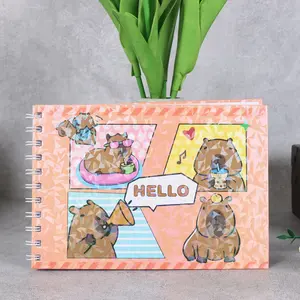 Creative Cute Capybara Characters Coloring Book Water Coloring Books Animal Theme Graffiti Painting Book Animal Designs with Stress Relief Patterns Gift for Animal Lovers