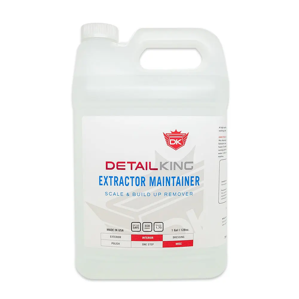 Detail King Automotive Extractor Maintainer, 1-Gallon Solution for Car Washing & Engine Care