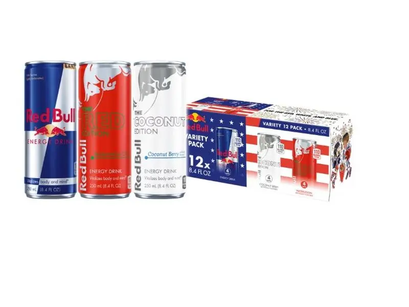 Red Bull Energy Drink Summer Celebration Variety Pack, with 80mg Caffeine,  Taurine & B Vitamins, 8.4 fl. oz.