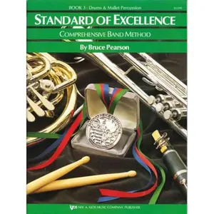 USED-W23PR - Standard of Excellence Book 3 - Drums and Mallet Percussion by Bruce Pearson (Paperback)