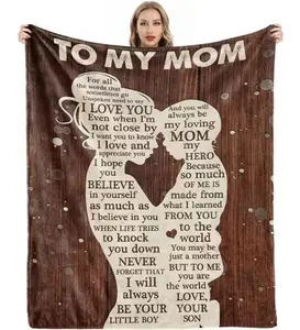Outdoor Blanket - Son-Gifted Gift for Mom, Ideal for Mother's Day, Birthday, Textiles & Soft Furnishings Bedding Linens Throws