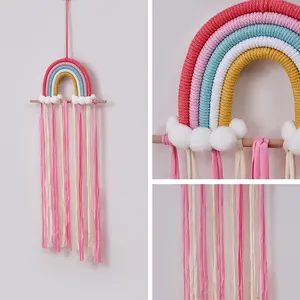 Ins-style rainbow hanging decoration, Nordic home wall decoration pendant, cartoon hanging decoration for children's room, creative decorative hanging piece