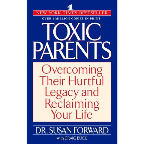 USED Book - Toxic Parents: Overcoming Their Hurtful Legacy and Reclaiming Your Life by Susan Forward (320pp, Bantam Paperback, English, Good Condition) - Adults of Toxic Parents Guides, Threat/Guilt Cues Help, Emotional Independence Steps, Toxicparent Q’s