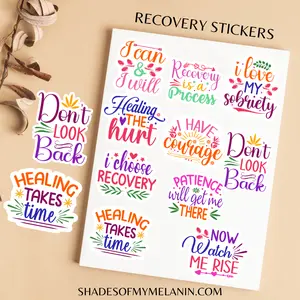 Recovery Sobriety Sticker Pack