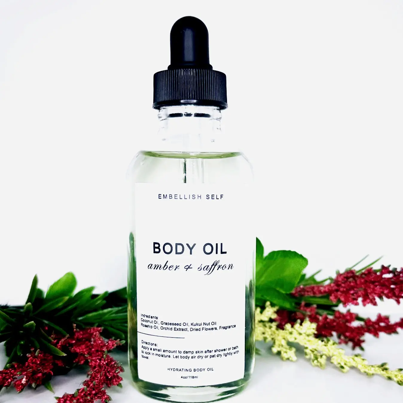Amber & Saffron Body Oil
