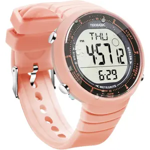 Women's Sports Swimming Diving Watch 10ATM Waterproof, with Multiple Functions Including Alarm Clock, Stopwatch, Countdown Timer, Dual Time Zone, 12-Hour and 24-Hour Format Switch, Silicone Strap