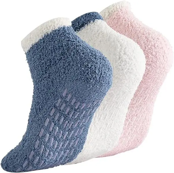 Breslatte Non Slip Socks Hospital Socks with Grips for Women, Gift Socks for Mom
