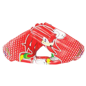 Knuckles the Echidna Football Gloves - VPS5 by Phenom Elite