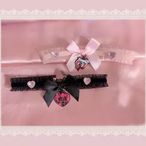 Hazbin Inspired Handmade Alternative Pastel Goth Valentine Romantic Y2K Harajuku Fashion Sweetheart Choker