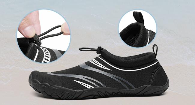 Mishansha Womens Mens Water Swim Shoes Wide Toe Box Barefoot Shoes