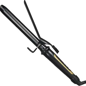 1 Inch Extra Long Hair Curling Iron with Ceramic Tourmaline Barrel, Professional Hair Curler up to 450°F with Dual Voltage for Worldwild Use, Hair Waving Style Tool for Girls&Women–Black, hot tools curling iron, Curlers