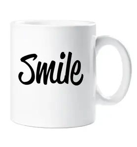 Smile Mug Happy Cup Gift Ceramic Present