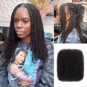 QVR Hair Afro Kinky Bulk Human Hair for Braiding Dreadlock Hair 10-22 Inches Natural Black 3 Packs Curly Big Summer Deals TikTokShopBlackFriday#Summervibes