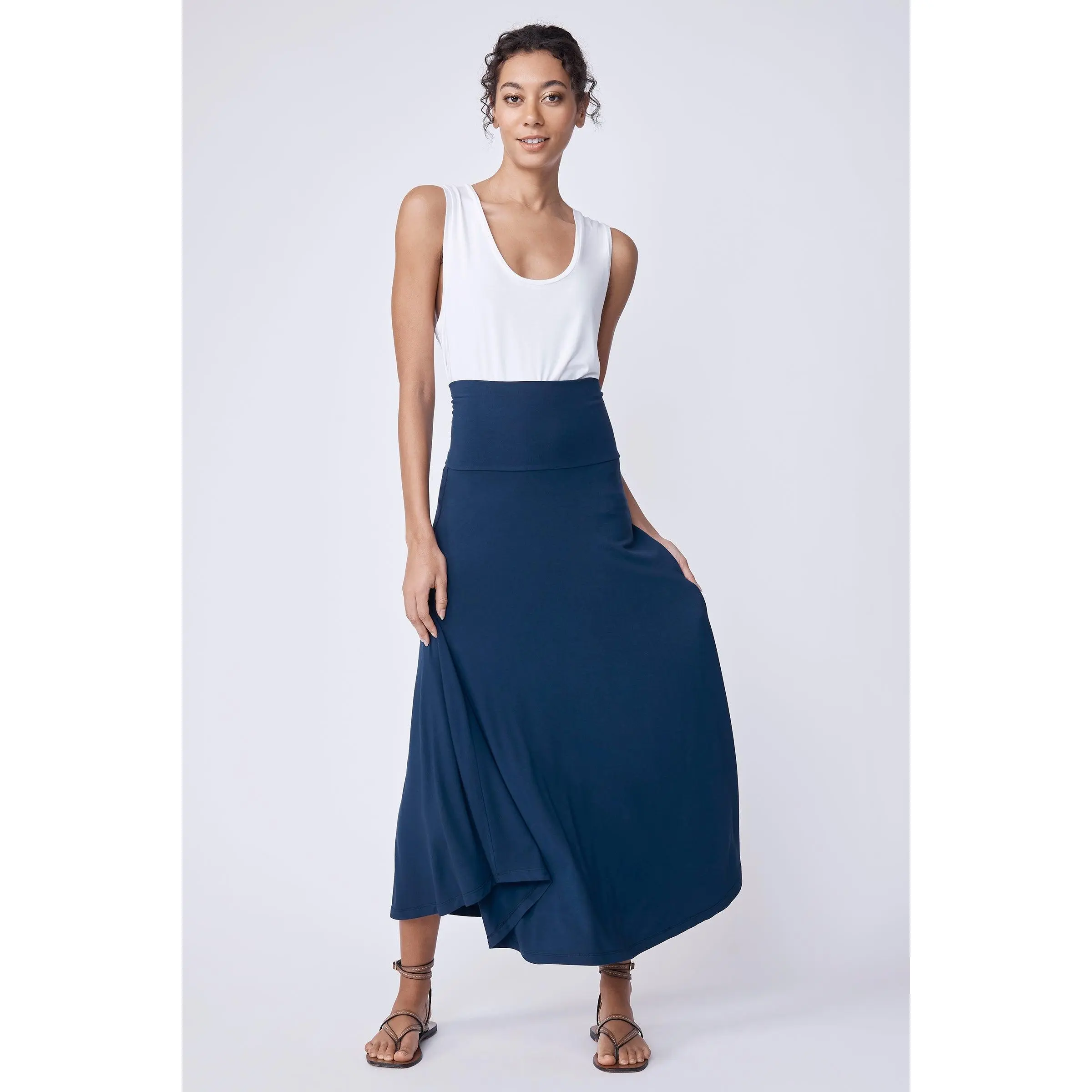 Paula Skirt Dress Navy