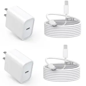 USB C Charger for  17/16 Charger  ,Type C Charge   USB C Wall Chargers Block Adapter 6FT   Cord for  17 Pro Max/Air/16/16Pro/15/15 Plus/iPad Pro/Air/Mini