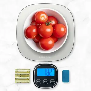 MAVIE Wireless Digital Kitchen Scale with Detachable Magnetic Display – Stainless Steel Food Scale for Baking & Meal Prep