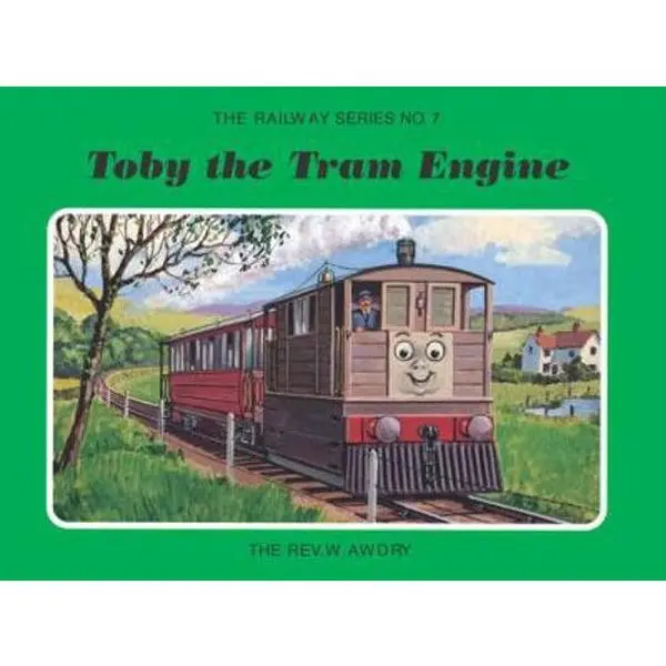 USED Book - The Railway Series No. 7: Toby the Tram Engine (Classic Thomas the Tank Engine) by W Awdry (Hardcover) - english
