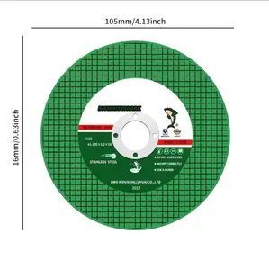 Metal cutting circular saw blades, double mesh resin grinding wheels, with high wear resistance, designed for easy and efficient metal cutting 25 or 50 pieces
