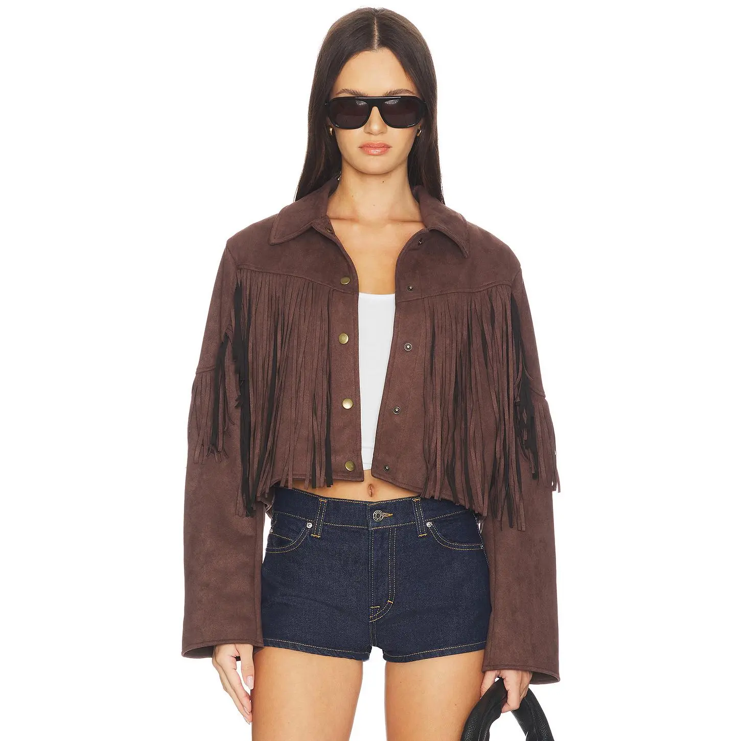 Blair vegan suede jacket - TikTok Shop