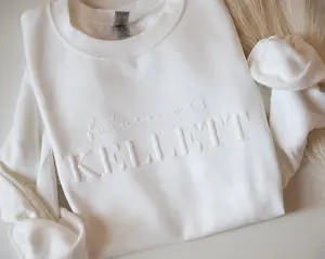 [CUSTOM IN DESCRIPTION] Custom EMBOSSED future mrs sweatshirt new mrs sweatshirt bride to be gift bride sweatshirt bridal sweatshirt gift ideas Engagement Gift