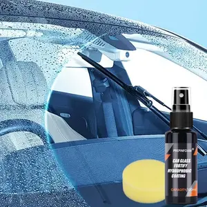 Car Windshield Spray Water Repellent, Car Windshield Cleaning & Care Fluid, Rainproof Car Glass Cleaning Agent, Suitable for Exterior Glass and Mirrors, Car Stuff