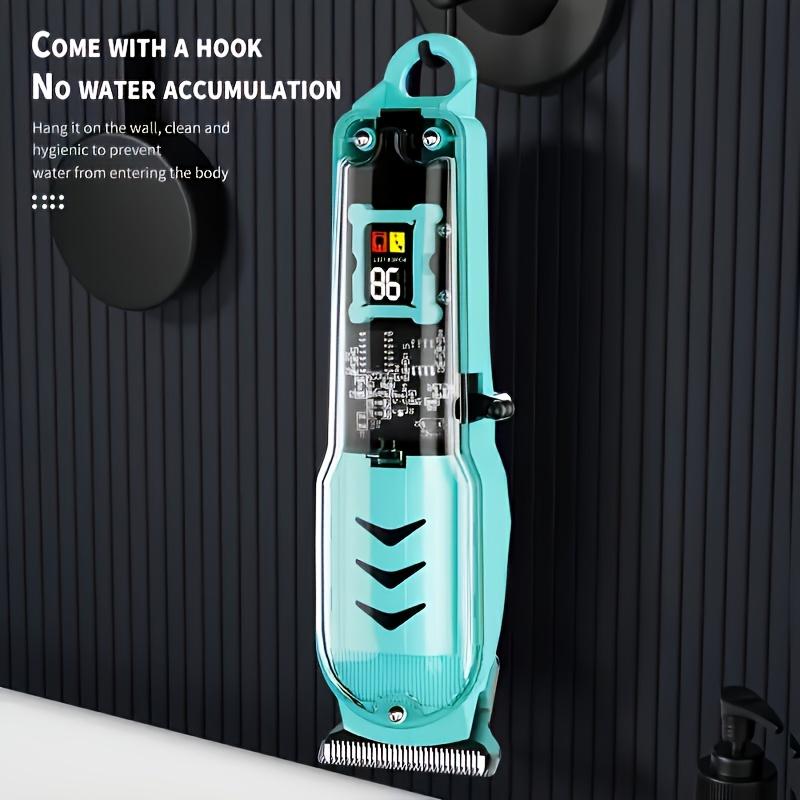 Professional Transparent Hair Clipper for Men - Cordless Rechargeable Trimmer with High-Speed Silent Motor, USB-C Precision Grooming for Home & Salon, Portable Electric Hair Cutting Machine, Durable & Easy to Clean