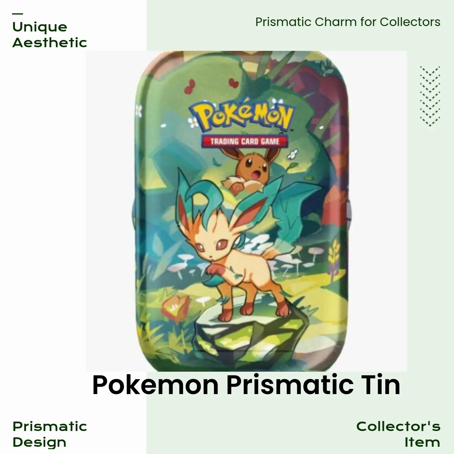Pokemon TCG Prismatic Mini Tin - Trading Card Packs, Prismatic Twist, Unique Style Mix, Trade Card Box, Collector Display for Enthusiasts