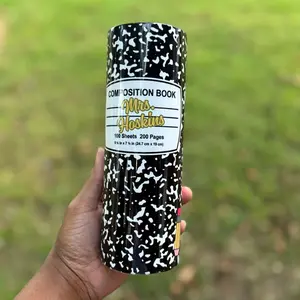 Composition Notebook Tumbler – Personalized for Teachers"