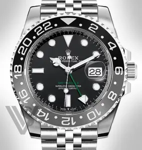 Rolex GMT Master II "Bruce Wayne" Jubilee Bracelet - Black and Grey Bezel 40mm