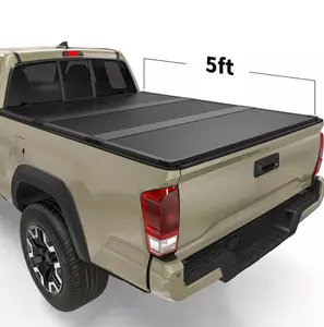 5 Ft Hard Bed [Fits 2016-2023 Toyota Tacoma] Hard Tri-fold Truck Bed Tonneau Cover