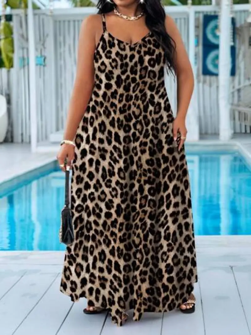 leopard halter dress - TikTok Shop leopard halter dress - TikTok Shop