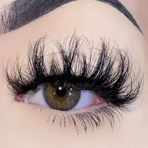 1 Pair/Pack 20mm Fluffy Volume False Eyelashes Dramatic Messy Mink Lashes Wispy Long 8D Volume Fake Eyelash Strips Foxy Eye Lifting Look Extension Full Eyelash Strip To Lengthen And Volumize The Outer Corner Of Your Eye Beauty Makeup Lash Extensions