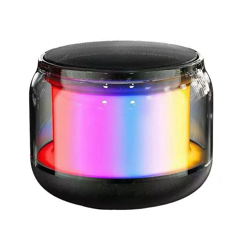 【Springtok Flash Sale】Portable Bluetooth Speakers with Colorful Lights, Loud Sound, Wireless Stereo Pairing, Small Size, Gift for Women, Boys & Kids - Smartphone, Audio speakers