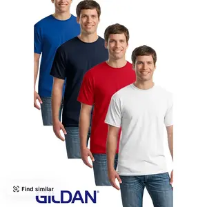 Gildan men’s cotton T-shirts comfortable casual tee multiple colors