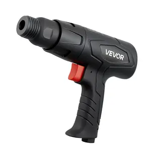 VEVOR Air Hammer, 2500-2700BPM Pneumatic Hammer with 2.76-inch Stroke & 4PCS 6.7" Long Barrel Chisels, Pistol-Grip Compact Air Chisel Pneumatic Shovel Tool for Cutting Scraping DemolishingSummervibes
