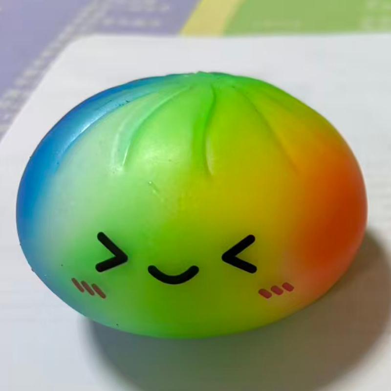 Expressive  Dumpling Squishy - Blind Box,Mysecret Bun Fidget Toy, Soft TPR Material,Stress Relief, Unboxing Surprise, RandomStyle per Pack.Children's Day and Easter gifts,suitable for children to exchange gifts