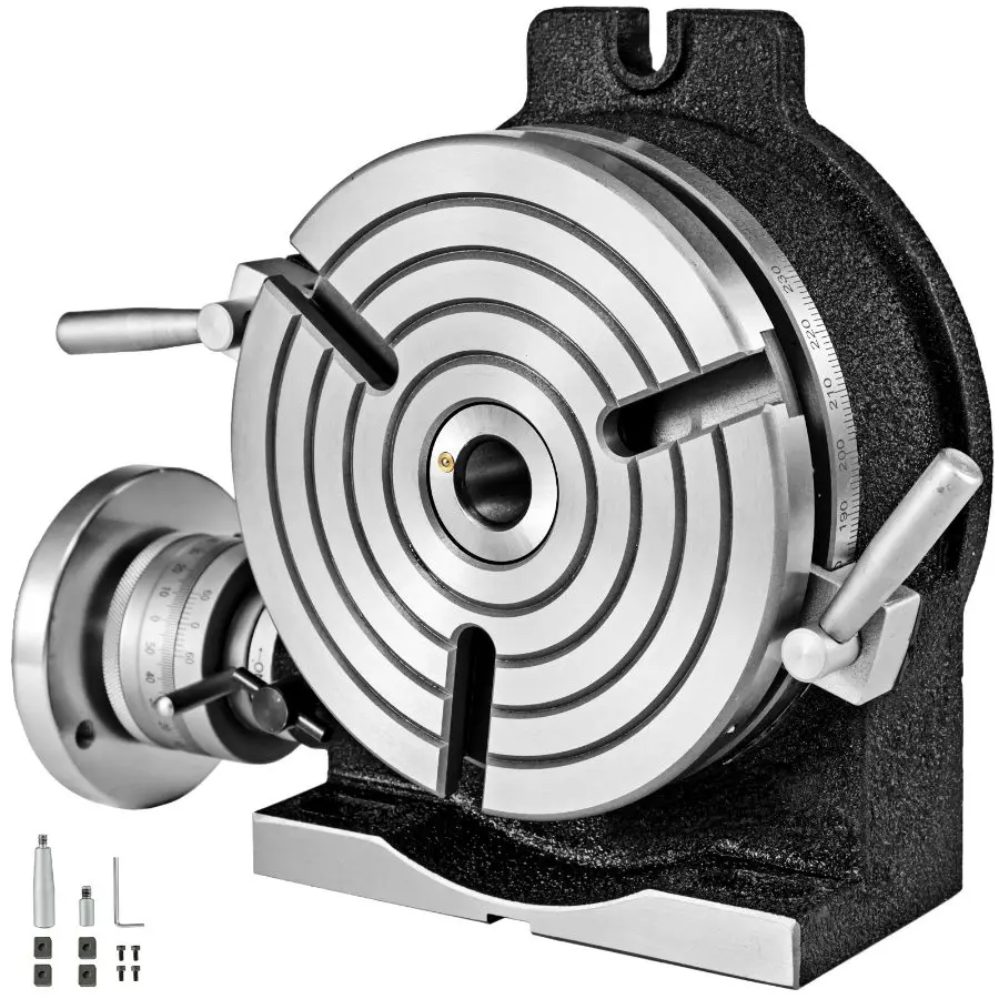 VEVOR Rotary Table 8Inch Horizontal Vertical HV8 Precision 3MT Milling ...
