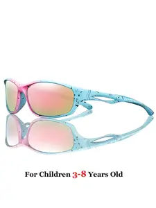 Cute Polka Dot Pattern Sunglasses for Kids, Outdoor Sports Sunglasses, Fashion Accessories Eyewear for Boys & Girls for Outdoor Activities