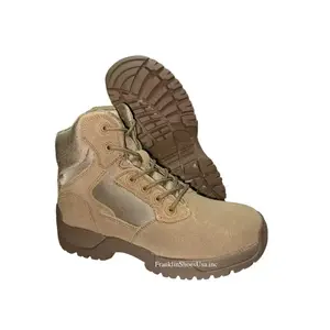 Men's Military Tactical Combat Ankle Hiking Boots with Ankle Protection