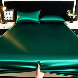 Luxury Satin Bedding Set, Cool Touch Fabric, Available in Multiple Colors, Queen/king Size, Perfect for Summer, Bedroom Decor