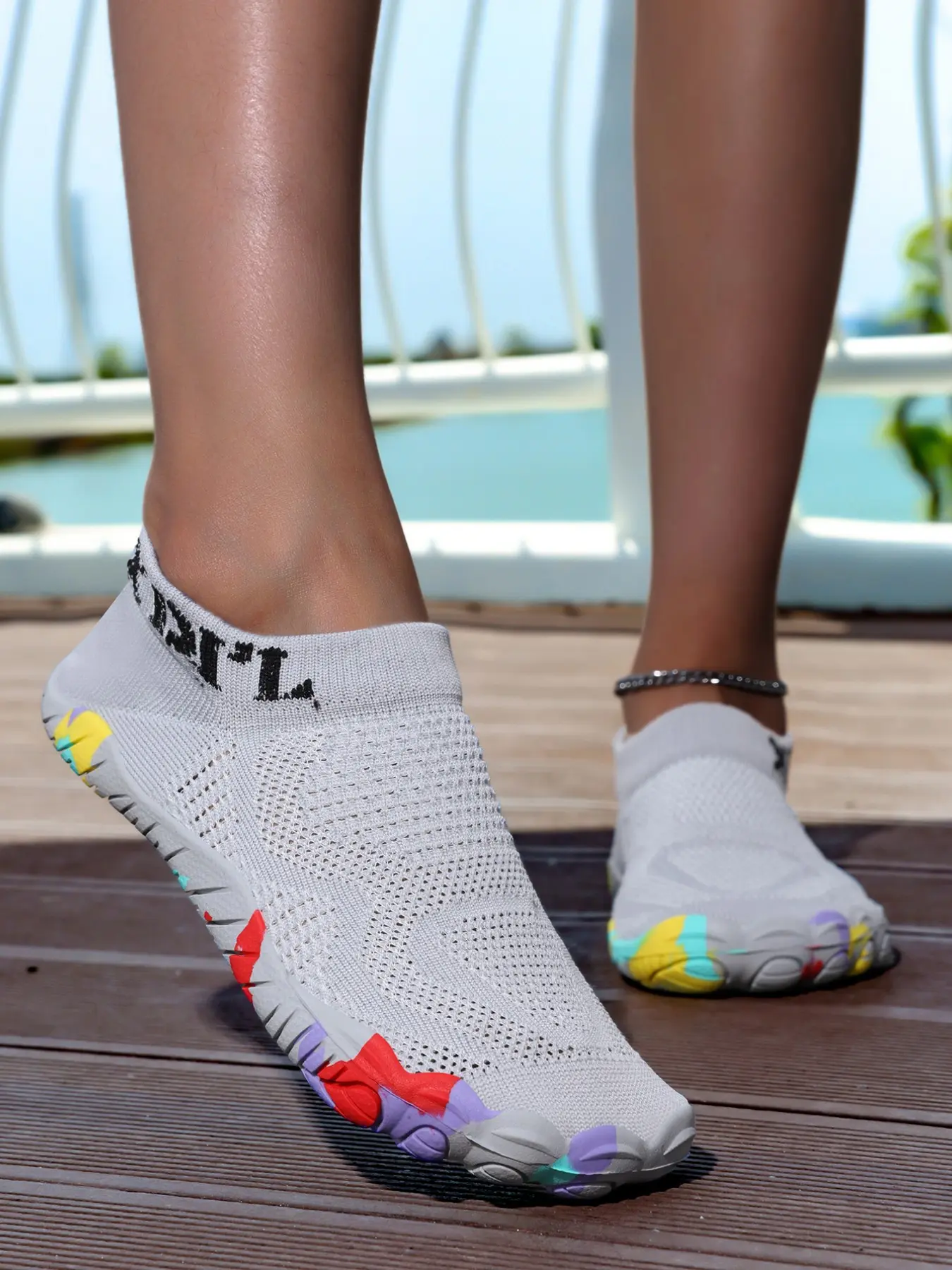 Women's Fitness Yoga Shoes, Breathable Mesh Water Shoes, Lightweight Athletic Shoes, Training Shoes, Multi-Color Options, Versatile Outdoor Sports Footwear, Athletic Walking Shoes