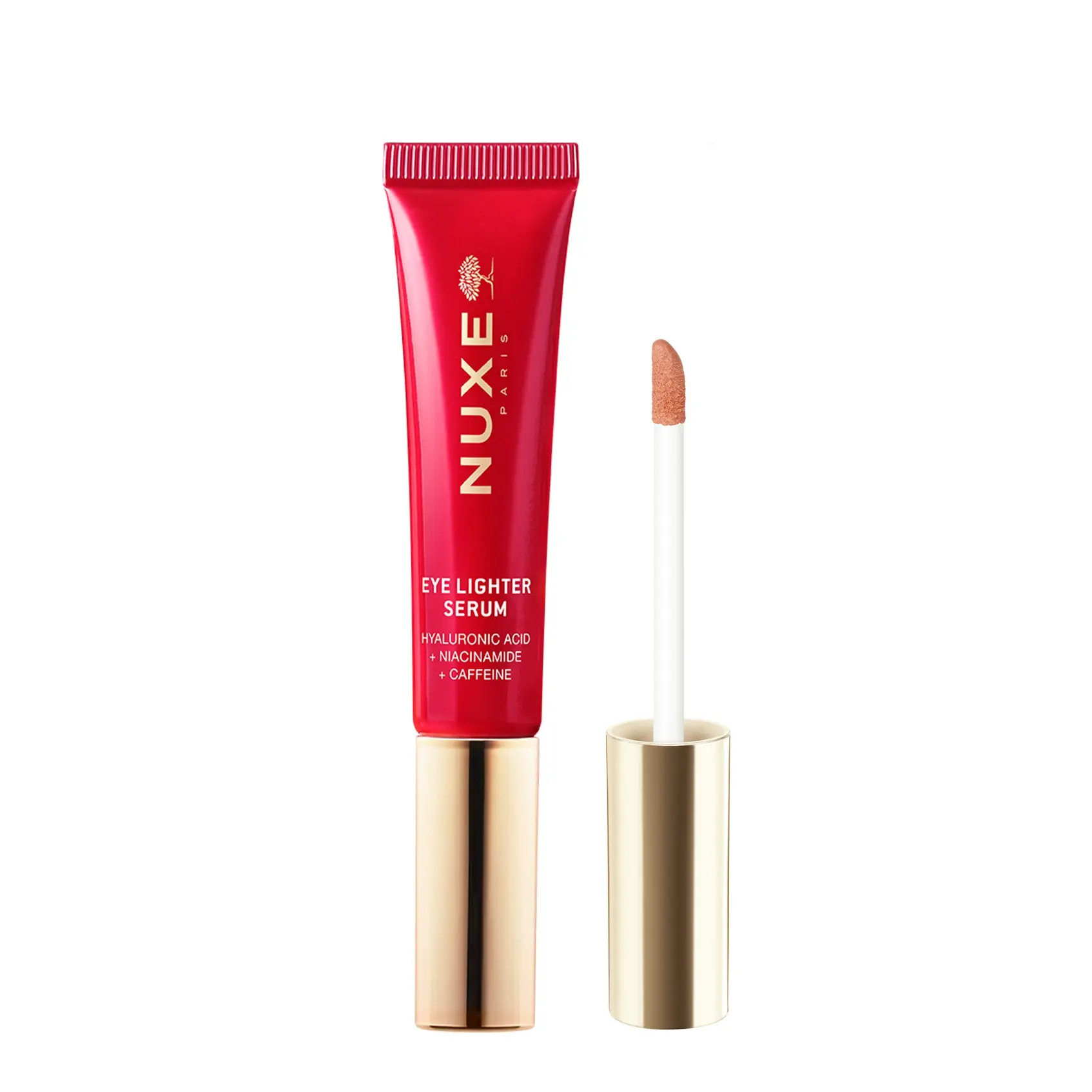 NUXE Merveillance Lift Eye Lighter Serum with Hyaluronic Acid, Niacinamide, and Caffeine. Brightens, Smooths and Hydrates Eye Contour. Reduces All Types of Dark Circles, 0.4 Fl Oz