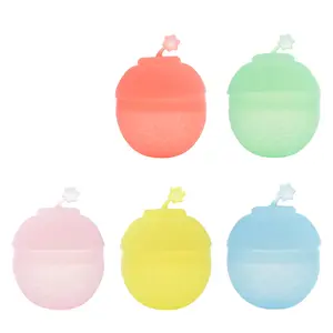 Reusable Silicone Water Balls Quick Self Sealing Water Balloons Summer Outdoor Water Fight Toy Fast Refill Splash Water Bomb Perfect for Backyard Beach Pool Party Family Kids Adult Summer Entertainment Game