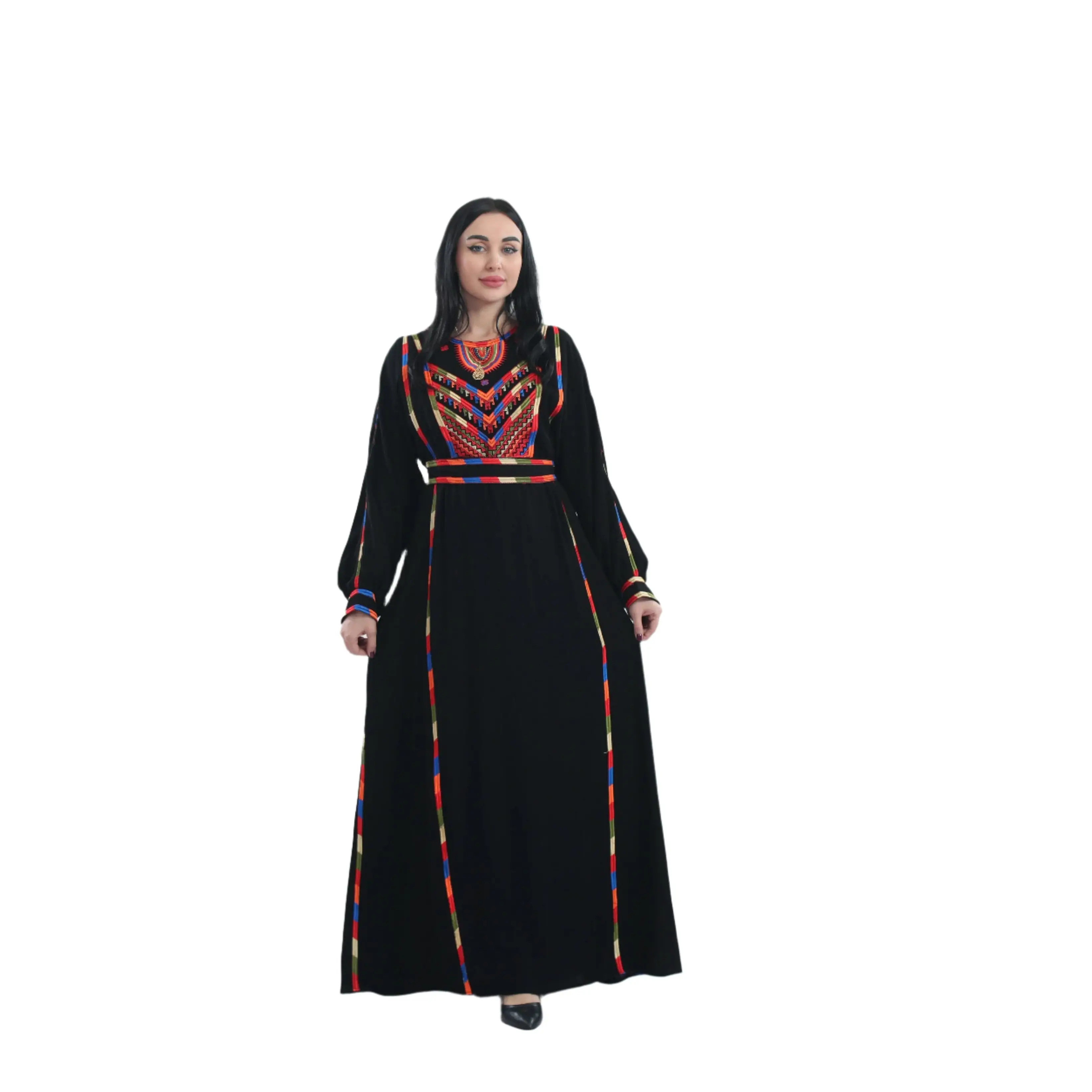 Embroidered Thoub 6 Vine Manjal