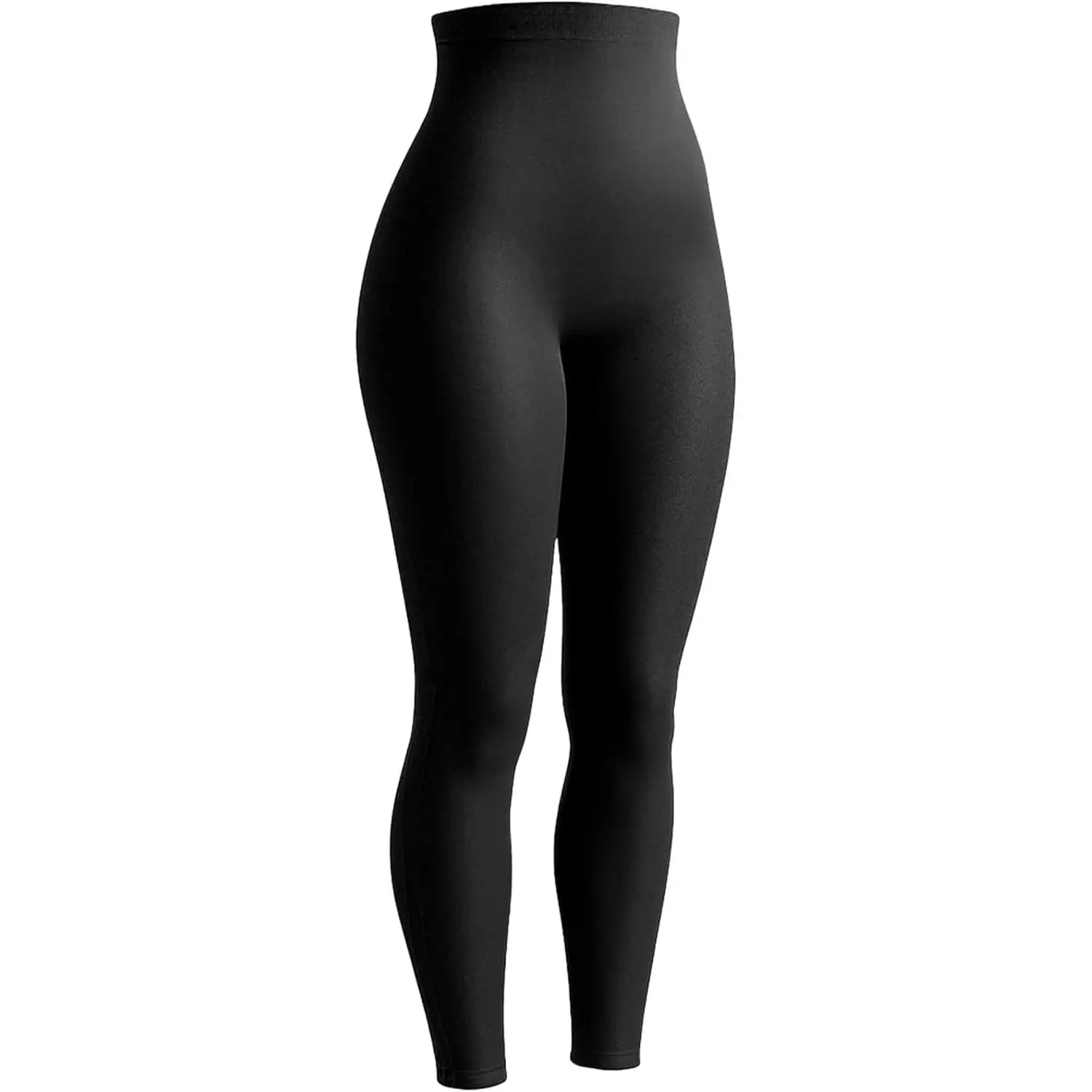 High Waisted Tummy Control Compression Leggings - Light & Thick Fabric Shapewear, Non-See-Through, Fits Petite to Plus Sizes for Sports & Outdoor Activities, Clothes, Bottoms, Polyamide, Elastane, Small, Opaque Fabric, Women's Fashion, Fitted, All Seasons