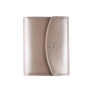 Blush Rose Personal Planner | Vegan Leather 6-Ring Binder with Inserts, Pen & Vision Board