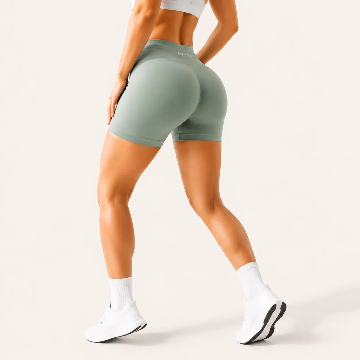 DFYNE Impact Shorts |  Stretch with Subtle Glute Contour Gym and Yoga Wear, Medium Support, Fitted Design Activewear Legging Fitness gym outfits gym shorts