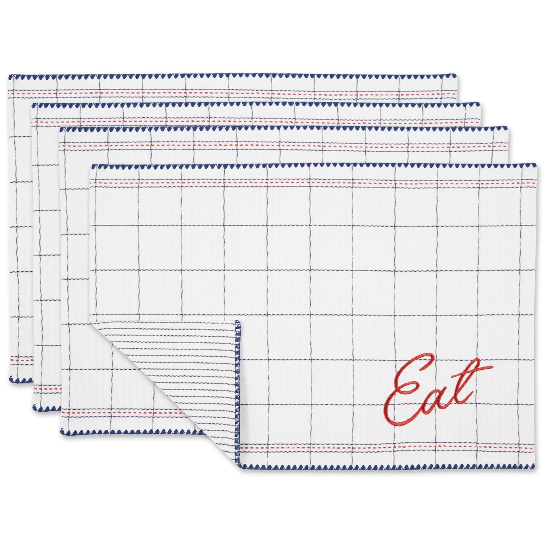 Design Imports Set of 4 EAT Placemats